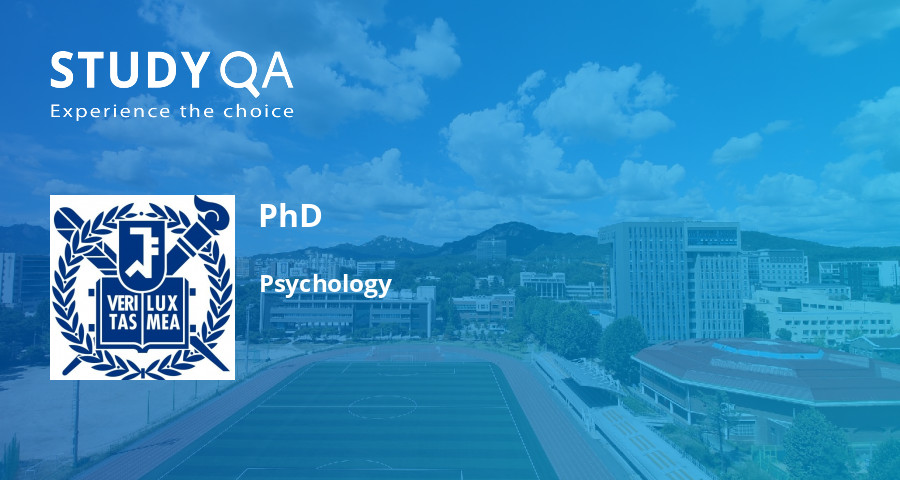 phd psychology korea