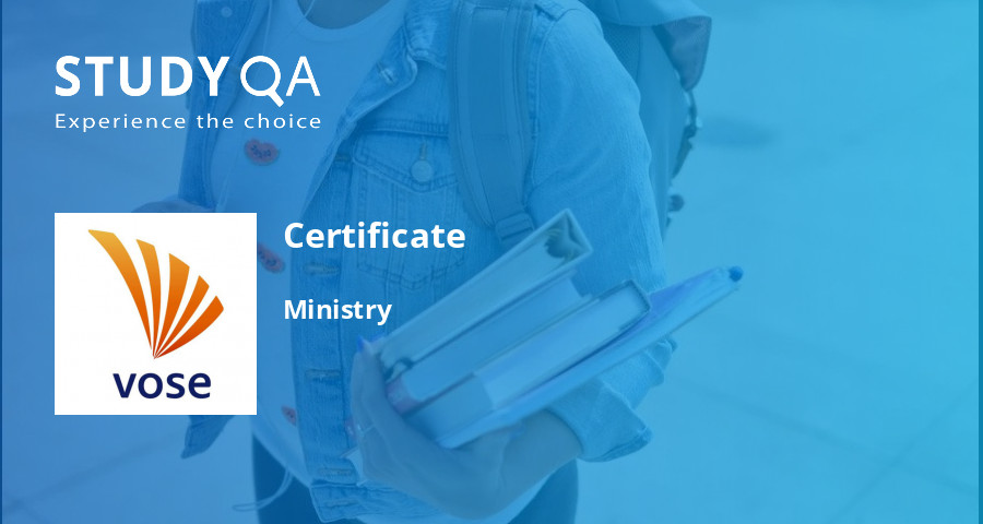 Vose Seminary StudyQA — Certificate: Ministry — Vose Seminary