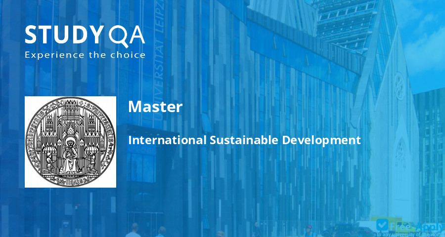 StudyQA — Master: International Sustainable Development — Leipzig ...