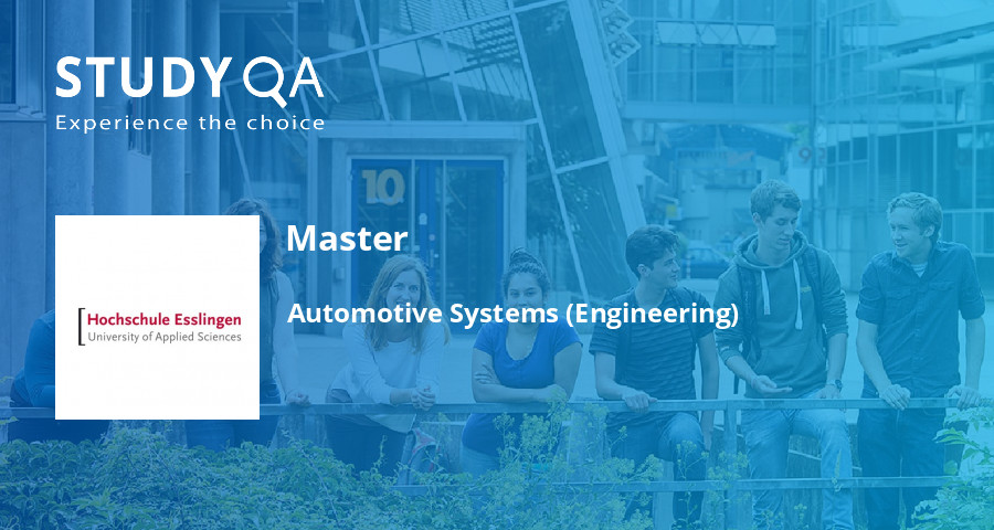 StudyQA — Master: Automotive Systems (Engineering) — Esslingen ...