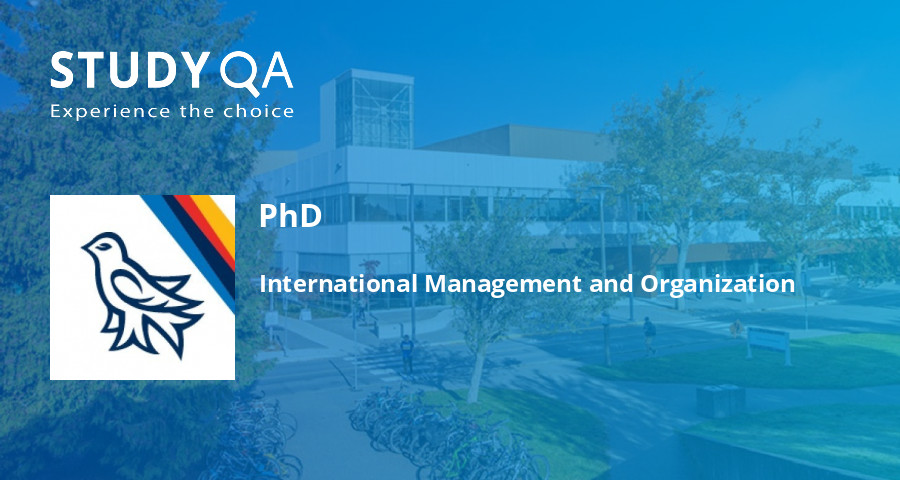 phd in international management and organization at university of victoria