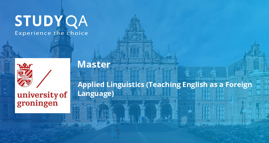 StudyQA — Master: MSc in Applied Linguistics (Teaching English as a ...