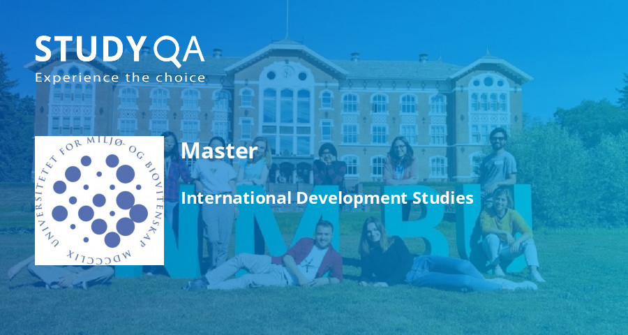StudyQA — Master: International Development Studies — Norwegian ...