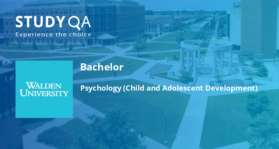 Walden University Psychology Reviews StudyQA — Bachelor: Psychology (Child and Adolescent Development