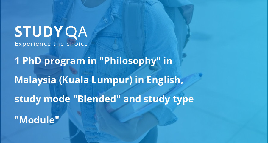 phd in philosophy in malaysia