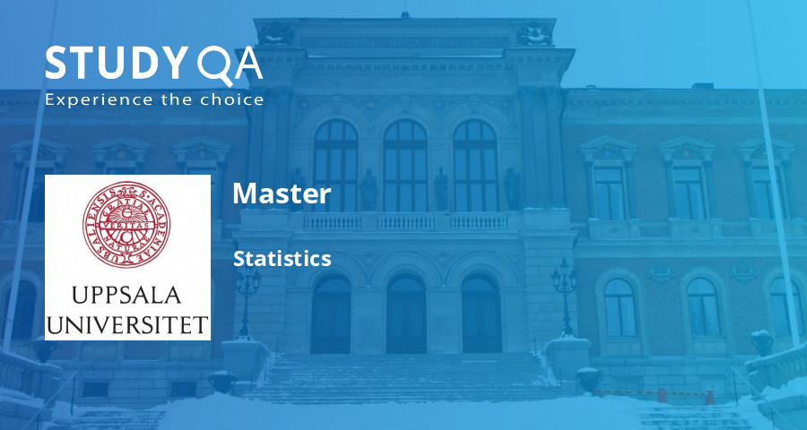Statistics Masters Program StudyQA — Master: Master's Programme in Statistics — Uppsala University