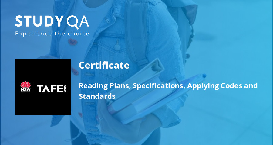 StudyQA — Certificate: Reading Plans, Specifications, Applying Codes ...