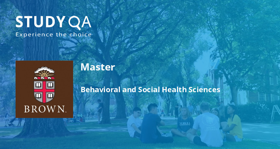 StudyQA — Master: Behavioral and Social Health Sciences — Brown University