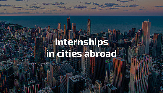 Internship in cities abroad for students and graduates