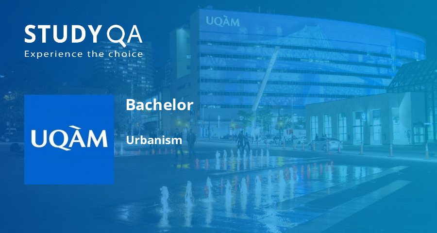 StudyQA — Bachelor: Urbanism — University of Quebec in Montreal