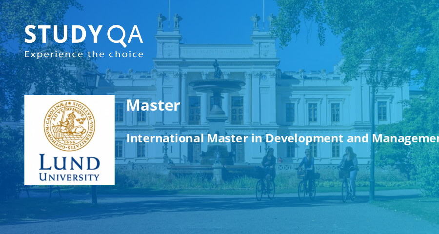 StudyQA — Master: International Master in Development and Management ...