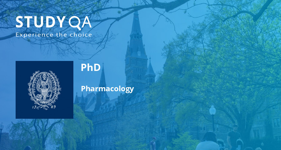 pharmacology phd usa