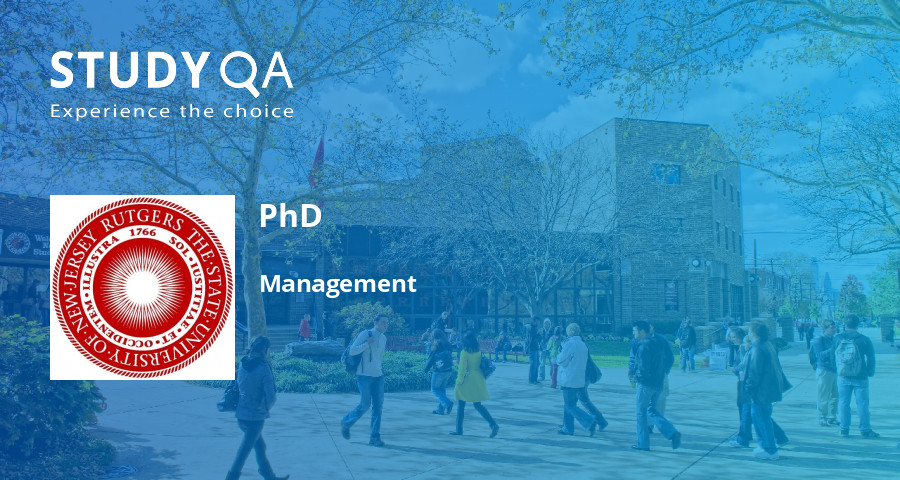 phd management rutgers