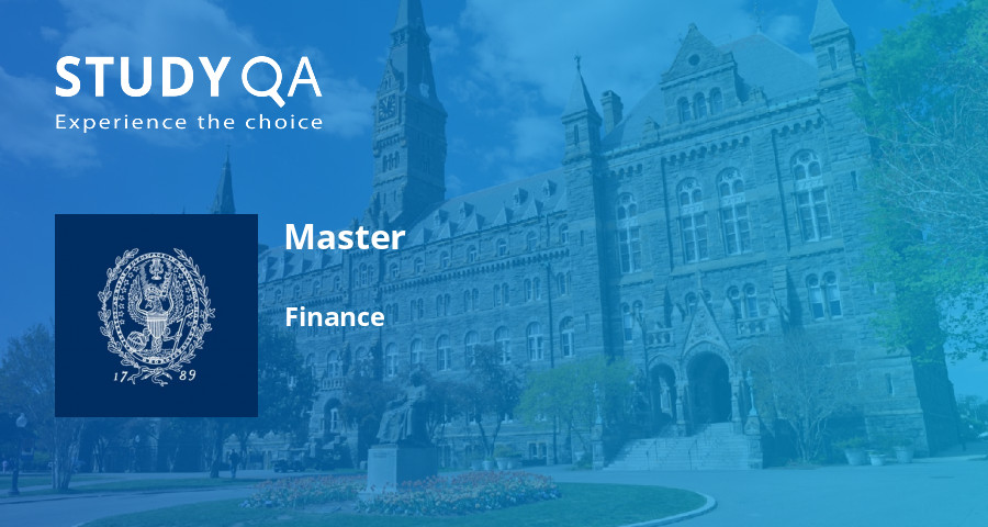StudyQA — Master: Finance — Georgetown University
