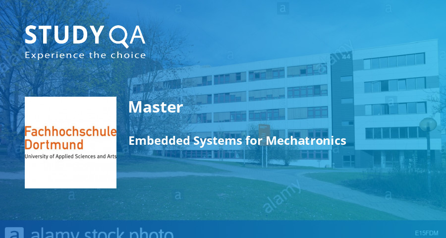 StudyQA — Master: Embedded Systems For Mechatronics — Dortmund ...