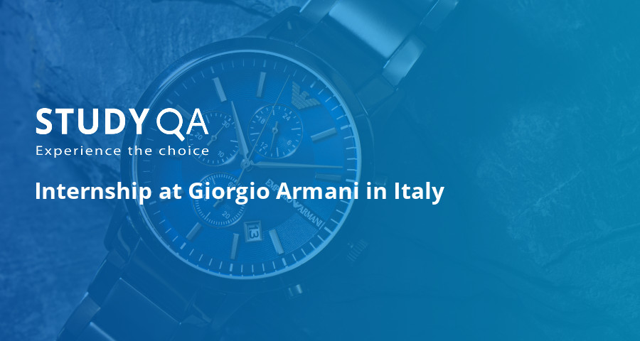StudyQA — My internship at Giorgio Armani in Italy