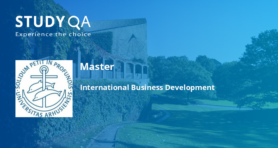 StudyQA — Master: International Business Development — Aarhus University